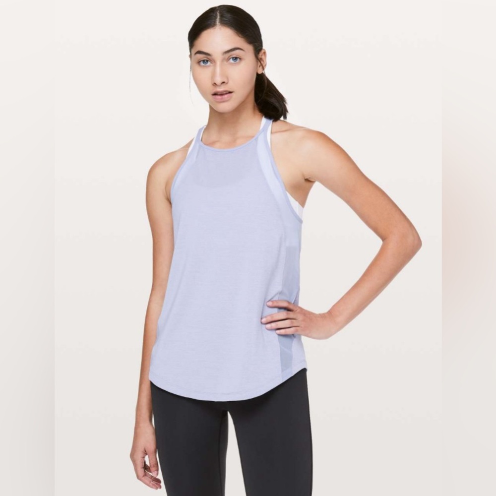 Lululemon Run Off Route Tank Purple
